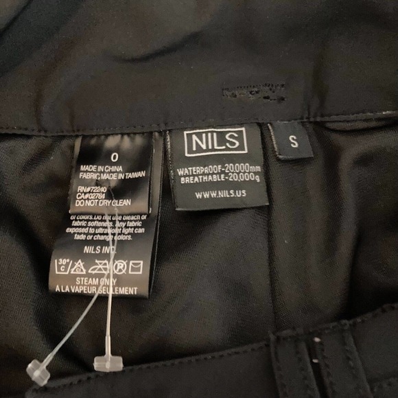 Nils Snow Pants Womens Sz S Black Bootcut Waterproof Ski Stretch Zip Ankle - Picture 6 of 11